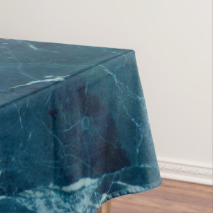 Mantel Textura de mármol azul de la marina