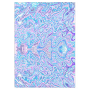 Mantel Textura de mármol azul violeta Pintura líquida abs