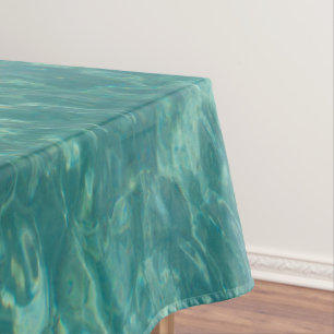 Mantel Texturas del agua del verde de mar del Caribe