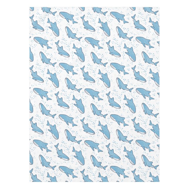 Mantel Tiburón de ballena estrellado (luz) (Anverso)