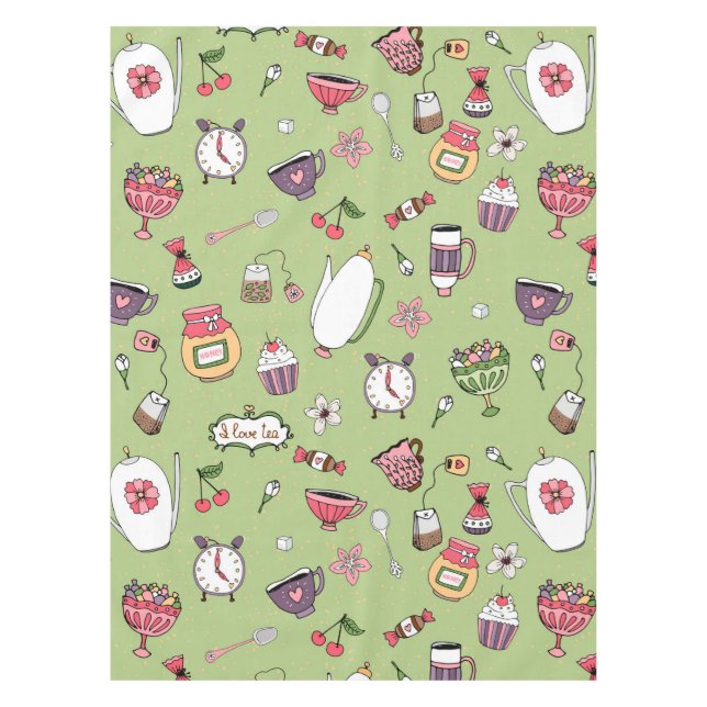 Mantel Tiempo de té (Anverso)