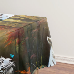 Mantel Tigre Blanco Esos Momentos Amantes,