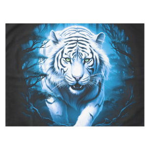 Mantel Tigre blanco silvestre místico forestal