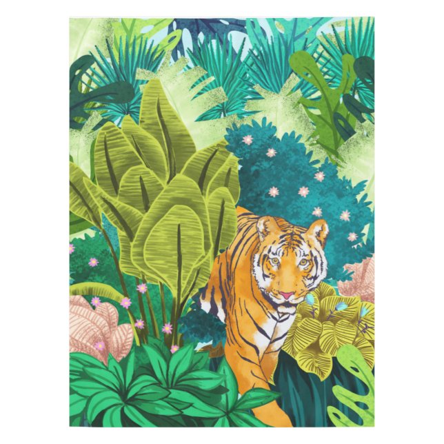 Mantel Tigre de la jungla (Anverso)
