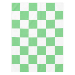 Mantel Tile Y2K del tablero de ajedrez verde retro