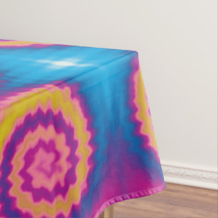 Mantel Tintado Colorful groovy funky patrón retro