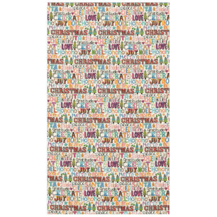 Mantel Tipografía de navidades