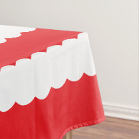 Tiras de vieira blanca y roja