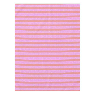 Mantel Tiras geométricas rosadas