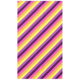 Mantel Tiras Retro Púrpura Rosa Tiras Tablillas Grandes
