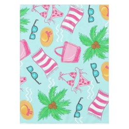 Mantel Toalla Preppy Beach Bikini Toalla Palm Tree