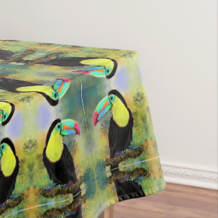 Mantel Toco Tropical Exótico Toco Toco Pájaro Turco