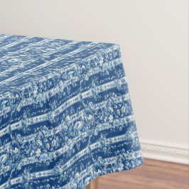 Mantel Toile Azul Y Blanco De Jouy