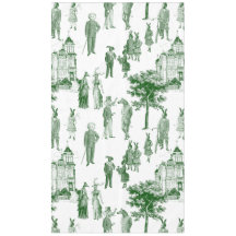 toile de antigüedades victorianas toile green