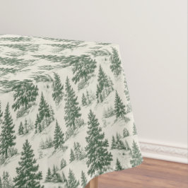 Mantel Toile De Jouy Green Tableclol