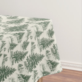 Mantel Toile De Jouy Green Tableclol