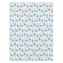 Toile de Joy. Floral. Azul.