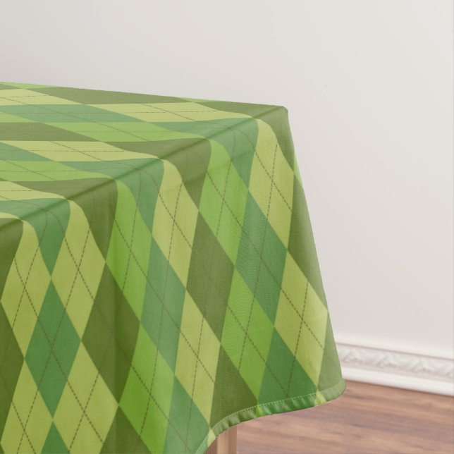 Mantel Tones verdes de diseño de plaquetas (In Situ)
