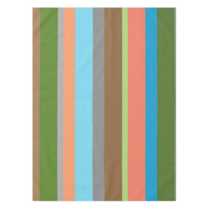 Mantel Tonos cálidos estriados Tablloth