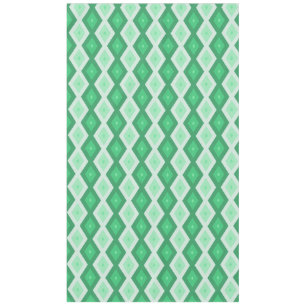 Mantel Tonos de patrón de diamante verde