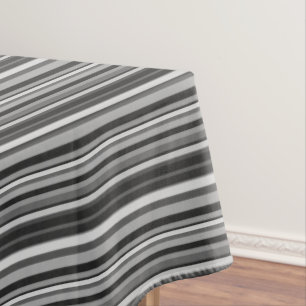 Mantel Tonos de rayas grises