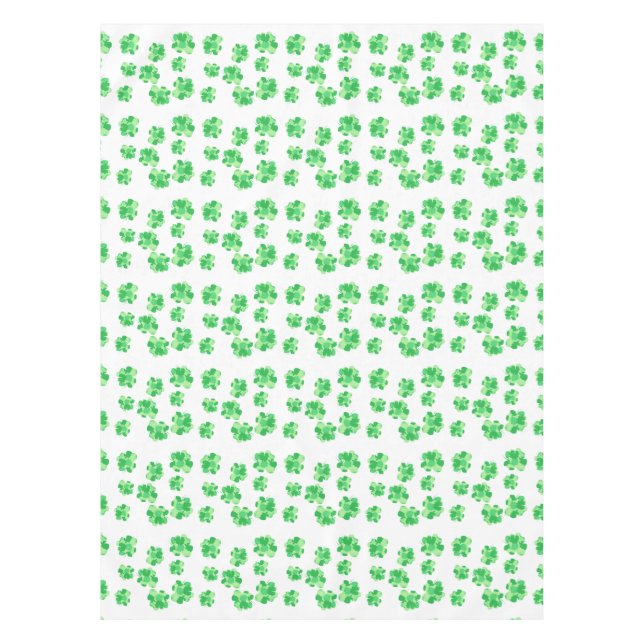 Mantel Tonos de Shamrock verde de la tela de mesa de los  (Anverso)