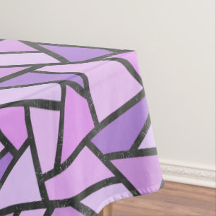 Mantel Tonos de vidrio manchado de lilas