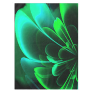Mantel Tonos verdes flor estilizada mitad Corolla