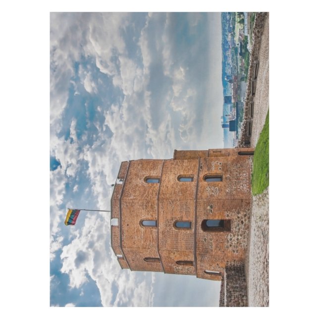 Mantel Torre de Gediminas en Vilnius, Lituania (Anverso)