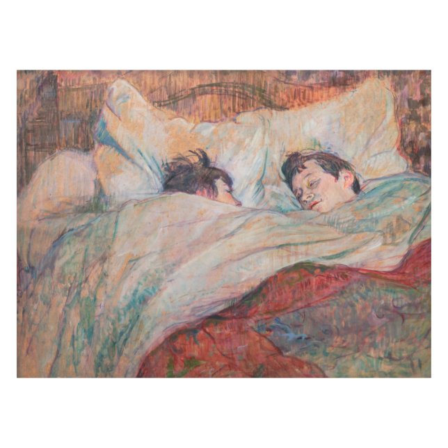 Mantel Toulouse-Lautrec - La cama (Frente (Horizontal))