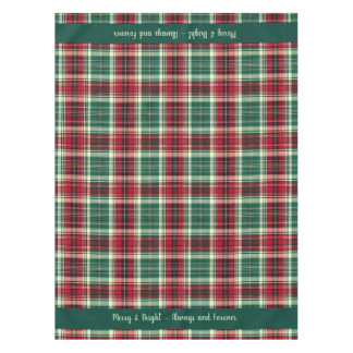 Mantel Traditional Tartan Christmas Tablecloth
