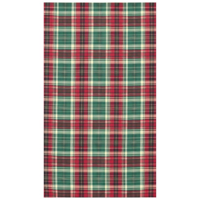 Mantel Traditional Tartan Christmas Tablecloth  (Anverso)
