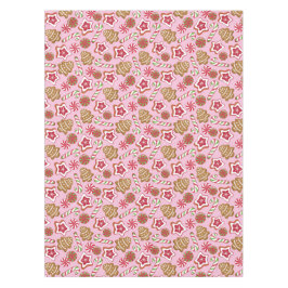 Mantel Tratamientos de navidades - rosa