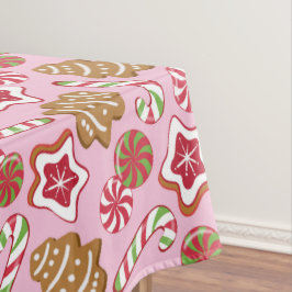 Mantel Tratamientos de navidades - rosa