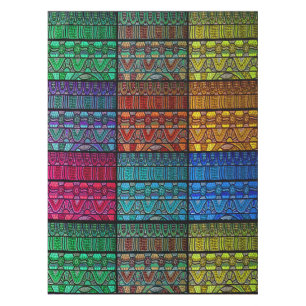 Mantel Trayecto del arcoiris Tablilla de arte aborigen