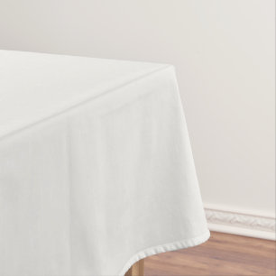 Mantel Trazos blancos sobre blanco lechoso.