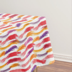 Mantel trazos de pintura multicolor