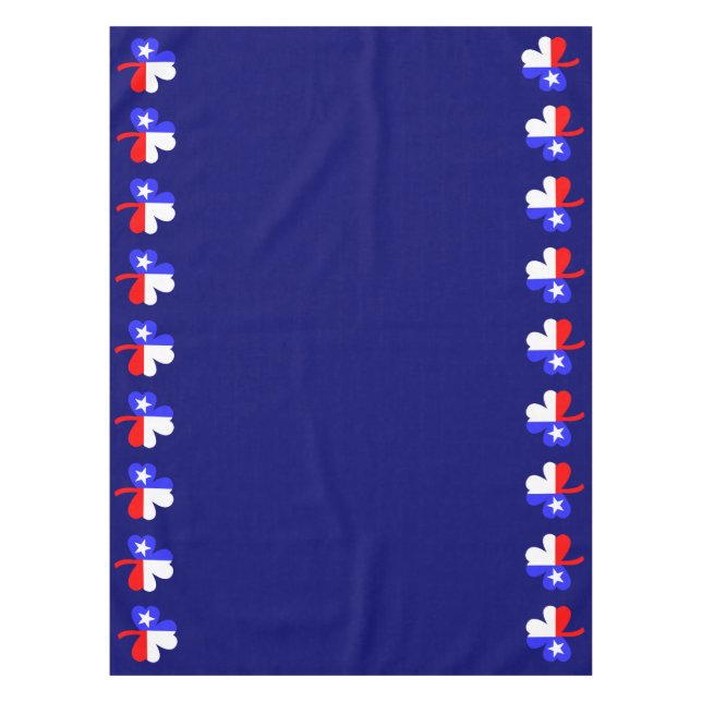 Mantel Tréboles de Tejas (Anverso)