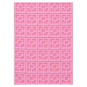 Mantel Trellis Pink Trellis Tablecloth