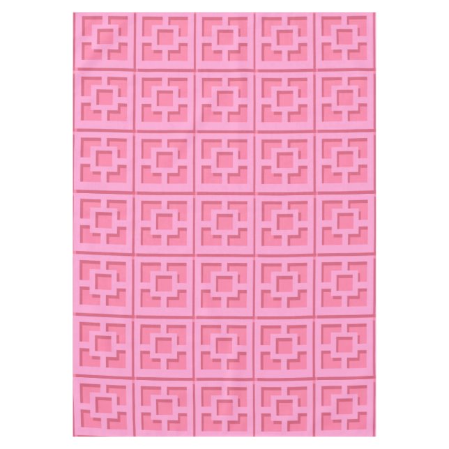 Mantel Trellis Pink Trellis Tablecloth (Anverso)