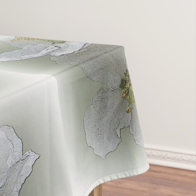 Mantel tres flores blancas (In Situ)