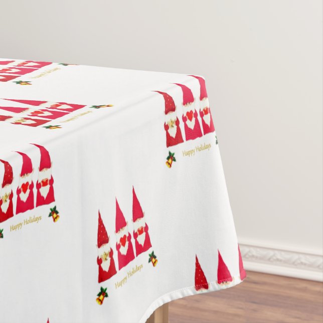 Mantel Tres Navidades nómadas en blanco (In Situ)