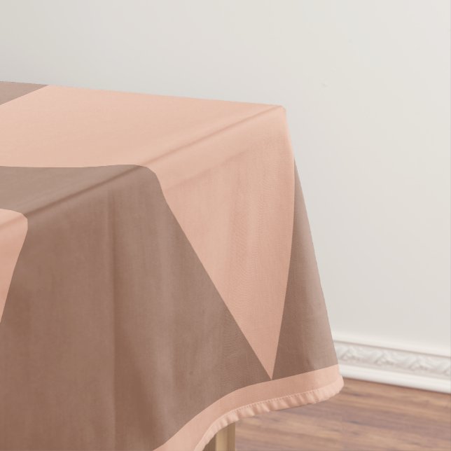 Mantel Triángulos geométricos grandes Mocha Mousse Dusty  (In Situ)