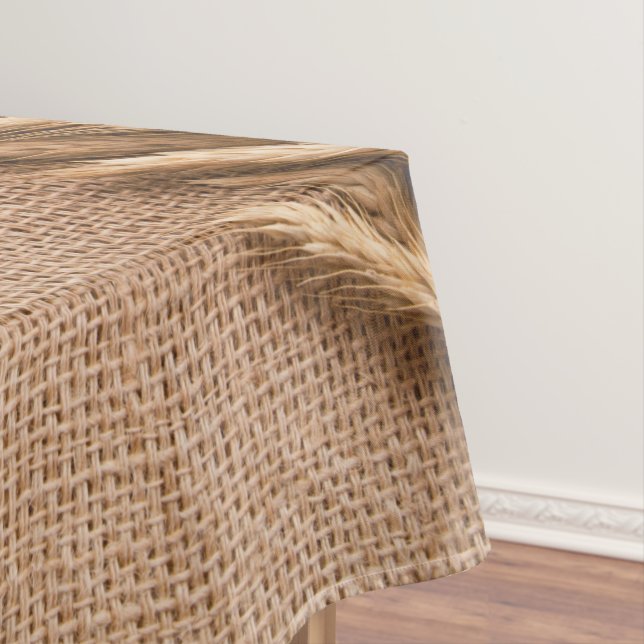 Mantel Trigo de manteca en Burlap Sack Country Rústico le (In Situ)