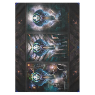 Mantel Trilogía Fractal de la Reina Thera 2XFrame
