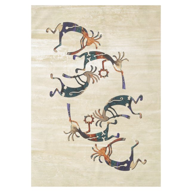 Mantel Trío del músico de KOKOPELLI + sus ideas (Anverso)