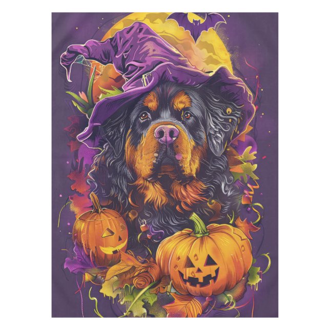 Mantel Triste calabaza de brujas tibetana de perro de Hal (Anverso)