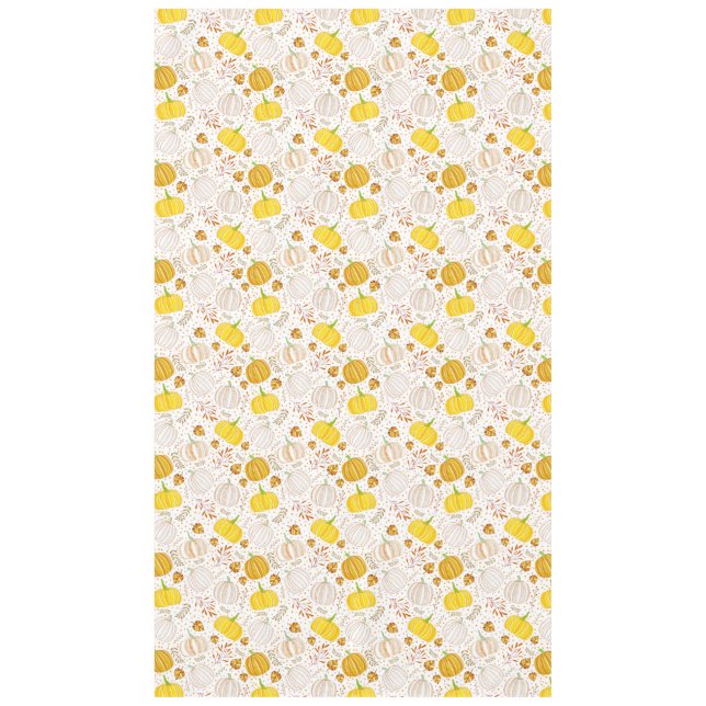 Mantel Trompecabezas de la cosecha de calabaza dorada (Anverso)