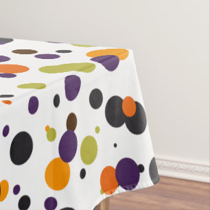 Mantel Truco o trato Halloween lunares modernos