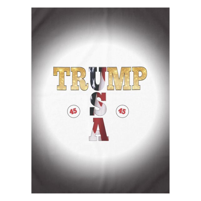 Mantel Trump Gold 💖 presidente 💕 Estados Unidos (Anverso)